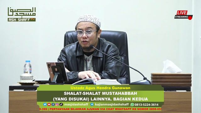 [LIVE] Kitab: Shahih Fiqih Sunnah - Pertemuan Keenam Puluh Sembilan | Ustadz Agus Hendra Gunawan