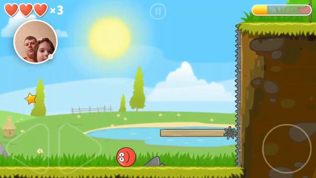 Красный шар / Red Ball 4 / Лиза играет с папой