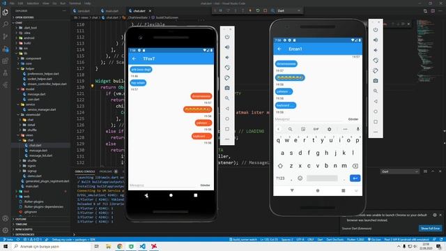 Socket + Mongodb Real Time Chat App With Flutter ( DEMO )