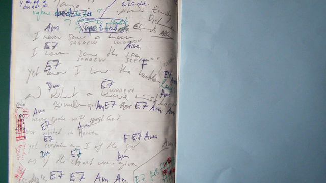 Singing the poem I NEVER SAW A MOOR , text by Emily Dickinson