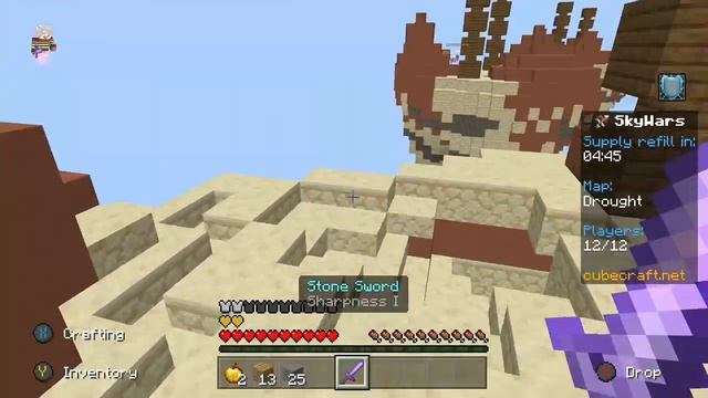 time to git gud at block game - Cubecraft Skywars