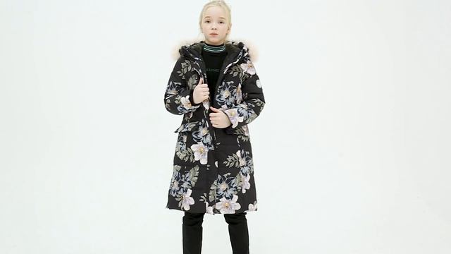 352-21з Пальто для девочки "Тесса"