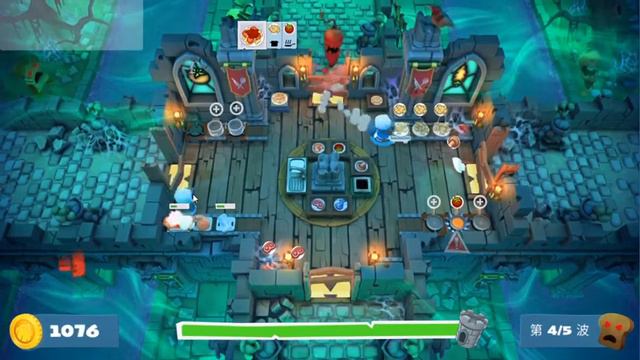 Overcooked! 2　DLC　-　Night of the Hangry Horde　#敵人　單人四星