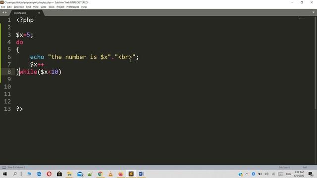 Do While Loop in PHP || By Bite coder (Urdu/Hindi)