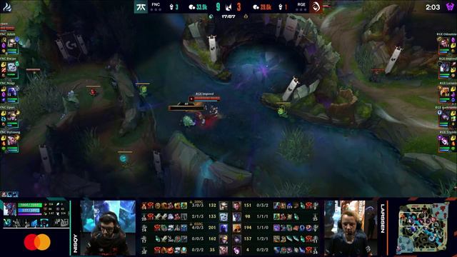 FNC vs. RGE - Semifinals | Game 1 | LEC Summer Split | Fnatic vs. Rogue (2021)