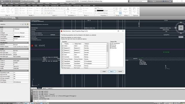 AutoCAD info to Excel using DATAEXTRACTION