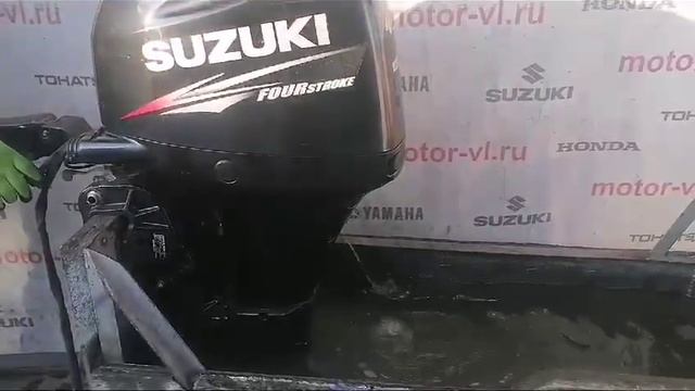 Suzuki  DF40A. Запуск двигателя