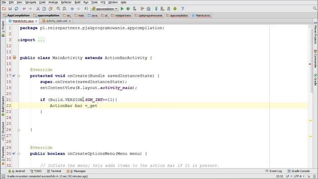 Android Kurs cz. 11: MediaPlayer i ActionBar(PjakProgramowanie)