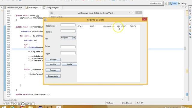 java eclipse aplicacion registro de pacientes con link de descarga