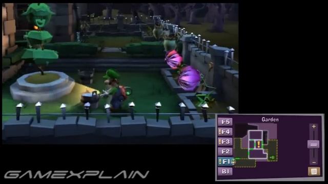 Luigis Mansion 2: Dark Moon: Haunted Towers B-2 Gem Boo  Puzzle Guide  Walkthrough 100!