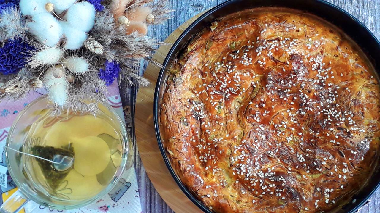 Капустный Пирог на Заливном Тесте. Самое Удачное Тесто на Кефире для Заливного Пирога.