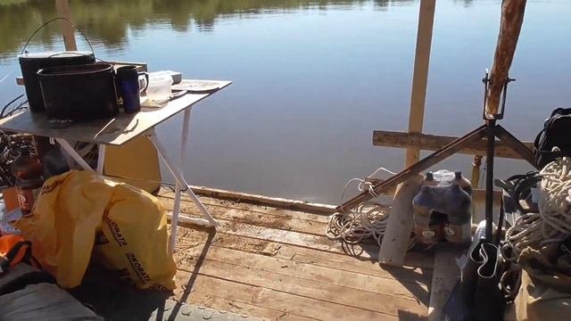 Плот из бочек. Летнее приключение.