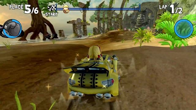 Championship Rally Pro 1000 HP 2021 Game Play  Roxie Roller  Beach Buggy Racing 2014 PC