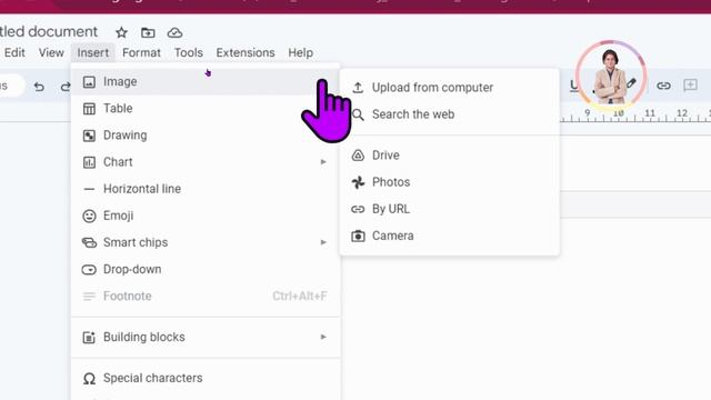How to add an image as a header in Google Docs? #googledocstutorial