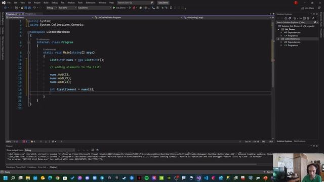 Лист в C# (C# List)