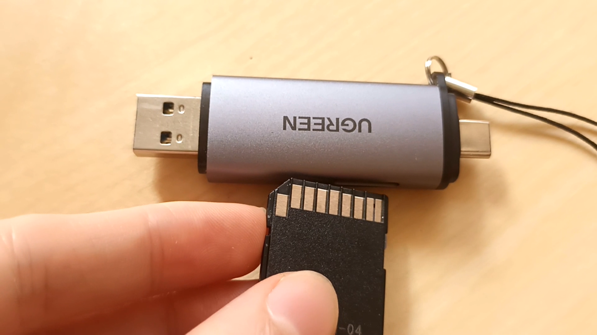Ugreen SD/microSD картридер с Type C и USB 3.0