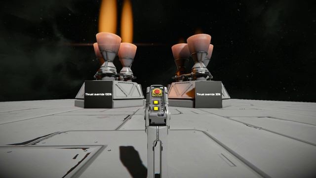 Space Engineers - animated thruster heat
