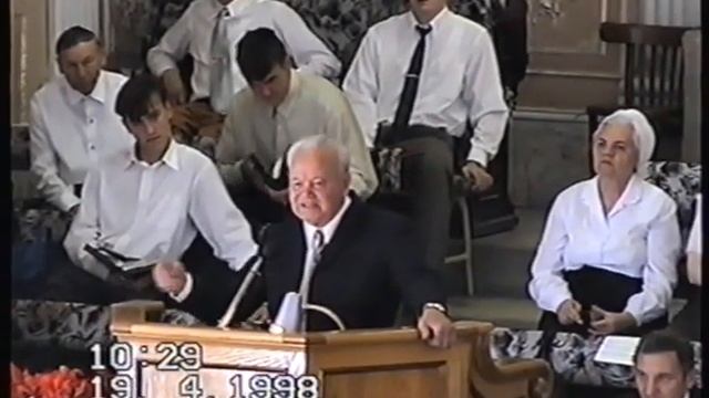 Пасха 1998 Утреннее собрание Ташкентская церковь ЕХБ Панченко 35