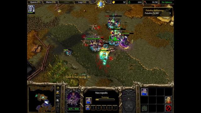 Warcraft 3 Story ► Arthas Kills Uther - Undead Campaign (Reign of Chaos)