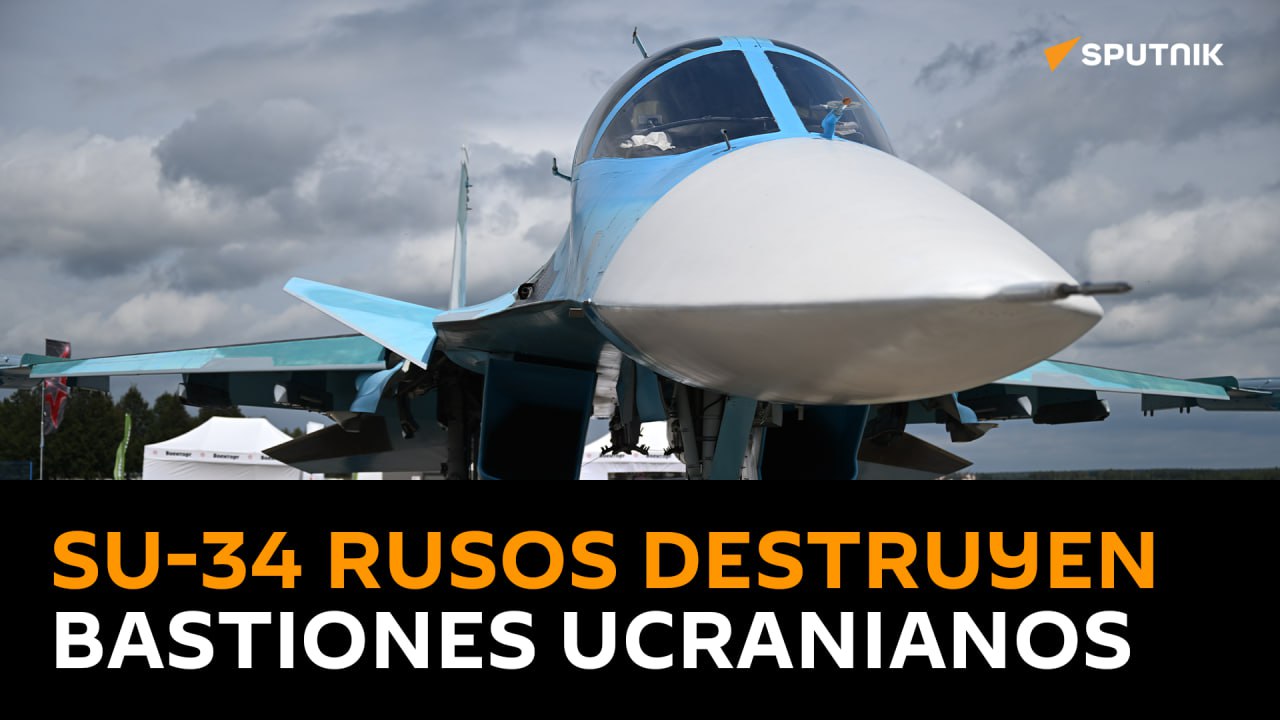 Cazabombarderos rusos destruyen bastiones ucranianos en dirección de Lugansk