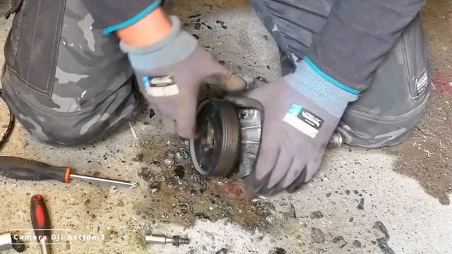 Changing the water pump on my JX 1,6 AAZ 1,9 TD vanagon T3