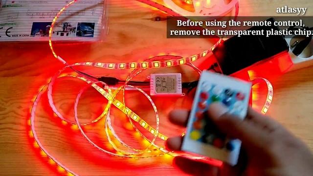 unboxing Led Strip Lights 5050 RGBW