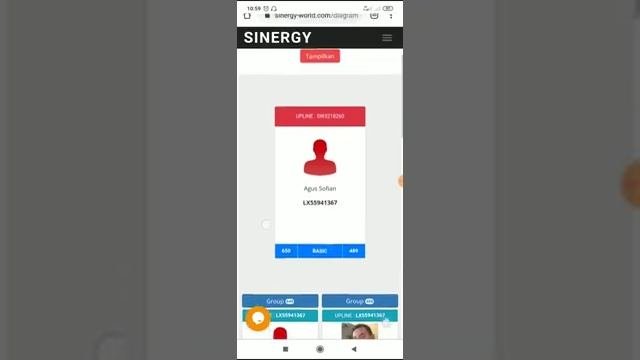 cara melihat diagram jaringan dan sponsor bisnis sinergy eco racing pt best