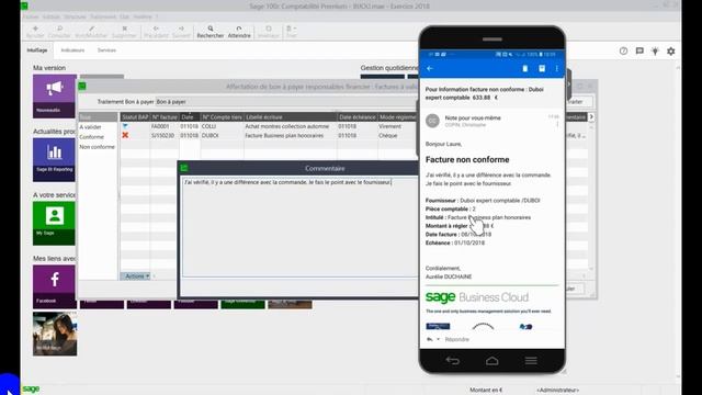 Sage100 cloud et Microsoft Flow