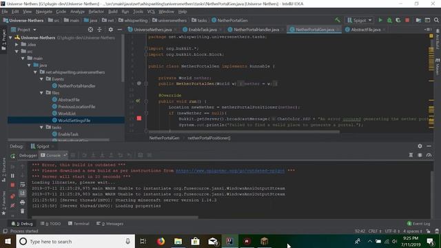 Universe-Nethers Coding Timelapse