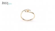 Jewellery - Diamond ring made of yellow 14K gold - sparkly clear brilliant