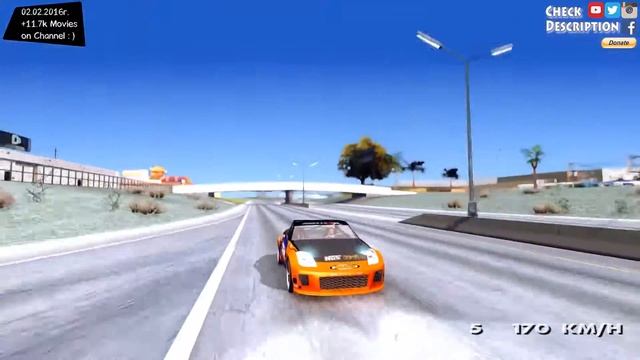 GTA San Andreas - Nissan 350Z NOS EnRoMovies _REVIEW