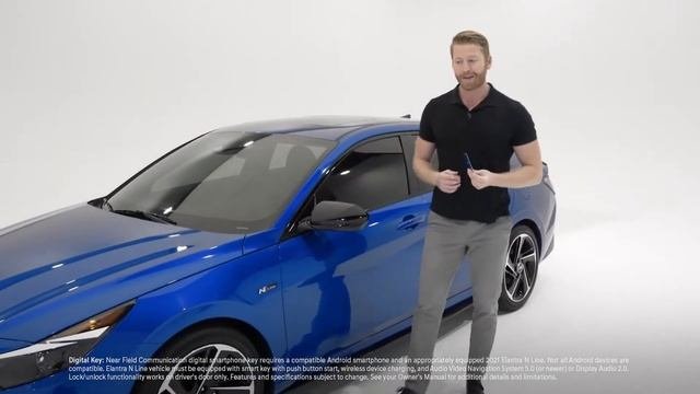 Hyundai Elantra N Line 2020  Avante  Blue Color