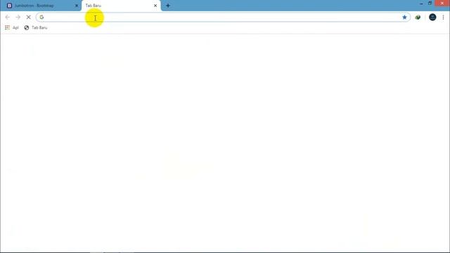 CARA CEPAT MEMBUAT WEBSITE UNTUK PEMULA - JUMBOTRON BOOTSTRAP