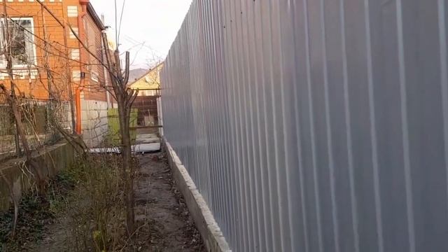 166/ Уличные работы в декабре/ Установили забор, стоимость работ