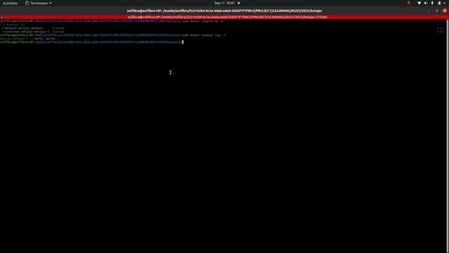Dokumentasi ke 1 - Cara menjalankan Project Rust di Docker container | How to run rust on docker