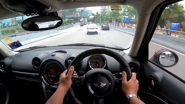 POV Drive | 2016 1.6 Mini Cooper S Countryman Park Lane (R60) | Day & Night time Drive