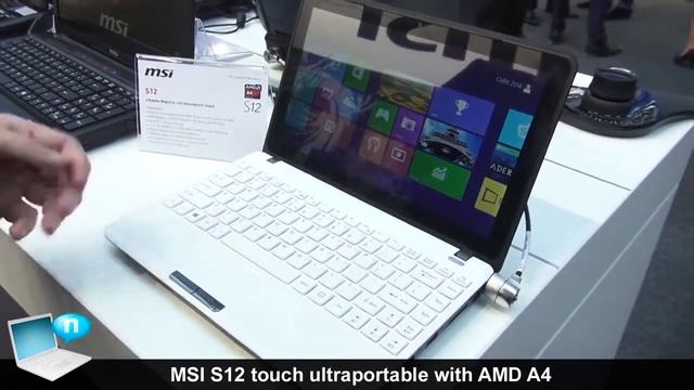 MSI S12 Touch Ultraportable