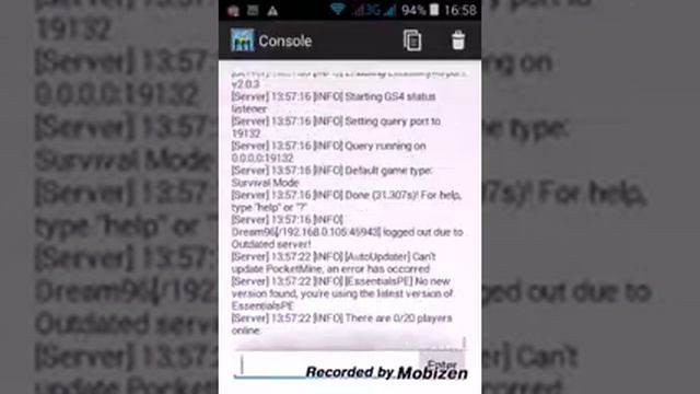 MCPE:New server :D