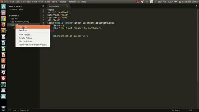 How to connet a Data base and fetch data from mysql database in php