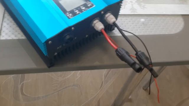 Установил плату связи для работы с лимитером на уличный грид инвертор 1200вт