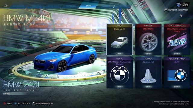 COMPRANDO EL BMW M240i - ROCKET LEAGUE