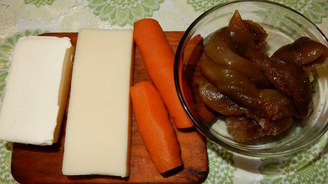 Паштет из икры сельди с сыром и морковью