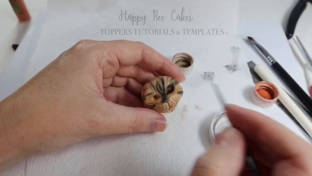 Fondant cat face tutorial | Detailed
