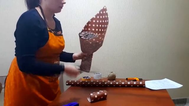 Упаковка букета на основе