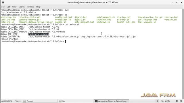 Apache Tomcat 7 Installation on Suse Linux Enterprise Server 12 using Oracle JDK 7