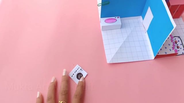 How to make Beautiful Paper House || DIY Miniature Paper House