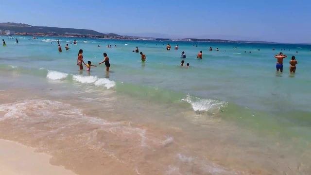ТУРЦИЯ ЧЕШМЕ Cesme-  Пляж Ылыджа  ilica plaj TURKIYE
