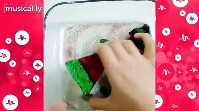 ASMR цветочная губка приятное видео??