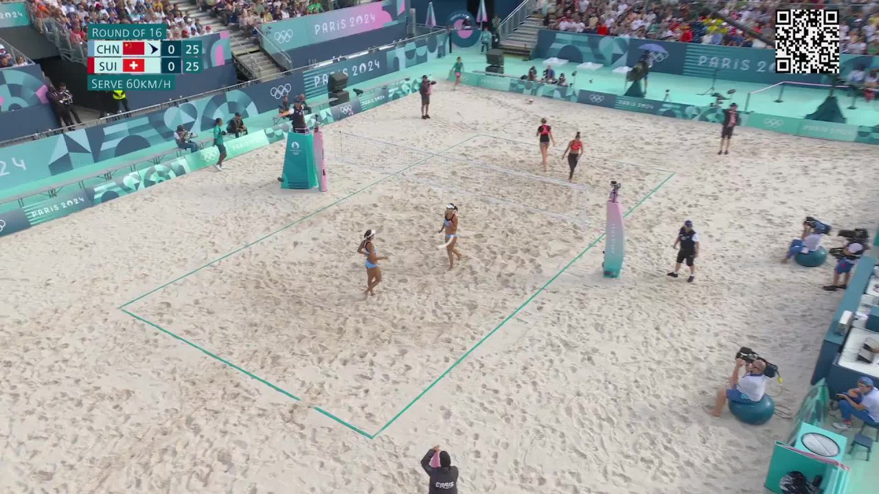 1/8 финала - Часть 1 - Утро | Пляжный волейбол | Олимпиада в Париже-2024