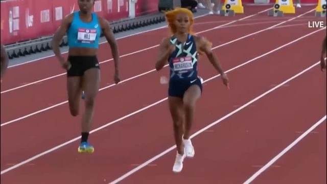 ShaCarri Richardson VS. Shericka Jackson  Womens 100 Meters - 2023 World Championships